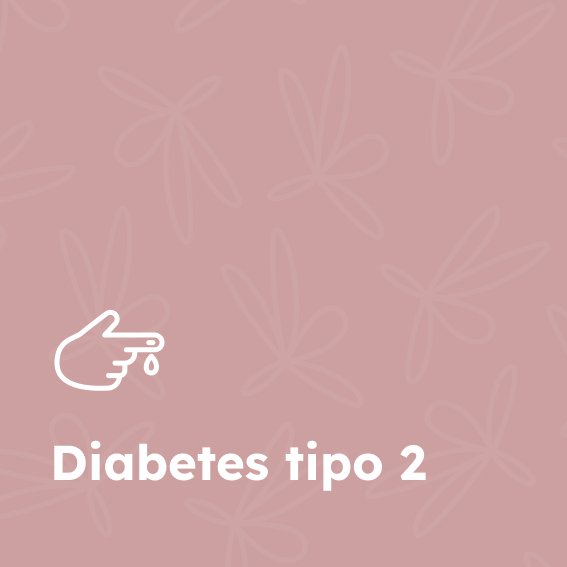 Ícone de um dedo com sangue representando a condição de "diabetes tipo 2"